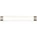 Charlotte 29" LED Vanity - Satin Nickel Finish White Acrylic Shade