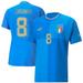 Men's Puma Jorginho Blue Italy National Team 2022/23 Home Authentic Player Jersey