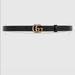 Gucci Accessories | Authentic Thin Gucci Belt | Color: Black | Size: 65