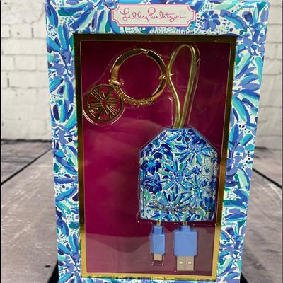Lilly Pulitzer Cell Phones & Accessories | Lilly Pulitzer Charging Tag Micro Usb To Usb 2.0 Blue High Manetenance | Color: Blue | Size: Os