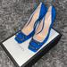 Gucci Shoes | New Gucci Dionysus Heels | Color: Blue | Size: 38.5