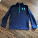 Under Armour Shirts & Tops | Boy’s Under Armour Quarter Zip Sweatshirt | Color: Blue/Green | Size: Sb