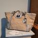 Coach Bags | Coach Straw Natural Bag 17”X10”X6”, Large Tote, Gorgeous! | Color: Cream/Tan | Size: Os