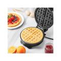 Trade Shop - Piastra Elettrica Macchina Waffle Maker 1000w Griglia Piastre Antiaderenti Nero