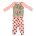 Disney Matching Sets | Disney Baby Minnie Mouse Outfit Light Pink & Gray Top & Printed Leggings, 12m | Color: Gray/Pink | Size: 12mb