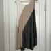 Anthropologie Dresses | Anthropologie Color Block Swing Dress | Color: Cream/Gray | Size: M