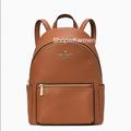 Kate Spade Bags | Kate Spade Leila Pebbled Leather Medium Dome Backpack, Warm Gingerbread Nwt | Color: Brown | Size: Os