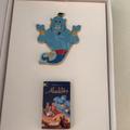 Disney Jewelry | Authentic Disney Aladdin Pin Set In Box. Nwot. | Color: Blue/Silver | Size: Os