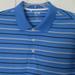 Adidas Shirts | Adidas Climalite Mens S/S Blue Golf Polo Shirt - Size Large | Color: Blue/White | Size: L