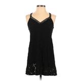 Blue Rain Casual Dress: Black Dresses - Women's Size 2X-Small