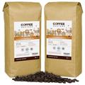 Coffee Masters Coffee Beans 2x1kg Exclusive Master Blend - 100% Arabica Coffee Beans - Medium Dark Roasted Whole Coffee Beans Ideal for Espresso Coffee Machines