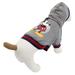 Gray Classic Mickey Dog Hoodie, Large