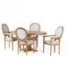 One Allium Way® Kubik Dining Set Wood/Upholstered in Brown | 29.75 H x 40 W x 40 D in | Wayfair 26A5E19E1E60456594F675FB9987F4CC