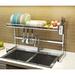 Umber Rea 304 Stainless Steel Dish Rack Stainless Steel in Gray | 20.86 H x 33.85 W x 11.81 D in | Wayfair 15DQY7454JHXADIVG80