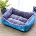Tucker Murphy Pet™ Dog Bed Pet Kennel Dog Kennel A544FB87169B4DEEA8C8009057385DB2 Cotton in Blue | 6 H x 20 W x 16 D in | Wayfair