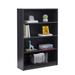 Latitude Run® Standard Bookcase Wood in Black | 52.9 H x 36 W x 11.6 D in | Wayfair 34FE41BC717D474F8BA362E329E225BF