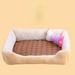 Tucker Murphy Pet™ Dog Mat Pet Kennel Dog Kennel ED1BC3F3B23541028BA67FB3382F9954 Cotton in Brown | 6 H x 31.5 W x 23.5 D in | Wayfair