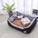 Tucker Murphy Pet™ Caline Four Seasons Candy Bolster Cotton in Black | 6 H x 31.5 W x 23.5 D in | Wayfair 6CD72EE01E4D4DB19199A55D597052DE