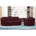 Made to Order Marino 100% Top Grain Leather Sofa and Chair Set
