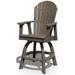 Poly Lumber Adirondack Swivel Bar Chair