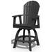 Poly Lumber Adirondack Swivel Bar Chair