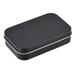 Metal Tin Box, 2pcs 3.74" x 2.36" x 0.87" Tinplate Containers w Lids - Black