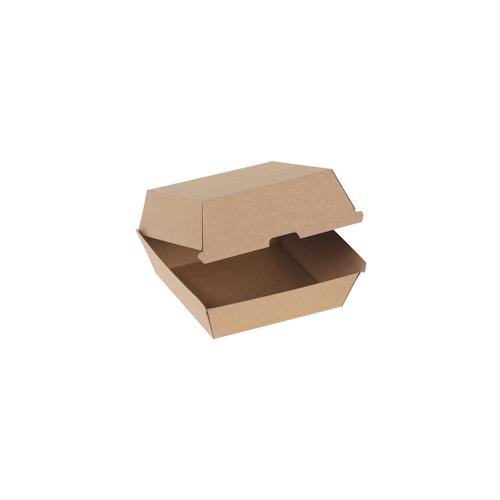 Hamburger-Box Kraftpapier, 125 x 125 x 80mm, 200 St.