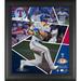 Corey Seager Texas Rangers Framed 15" x 17" Impact Player Collage with a Piece of Game-Used Baseball - Limited Edition 500
