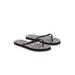 Plus Size Women's Flip Flops by Swimsuits For All in Black White Jungle (Size 7 M)