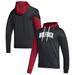 Men's adidas Black/Red NC State Wolfpack Block Stadium AEROREADY Pullover Hoodie