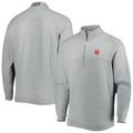 Men's Vineyard Vines Heathered Gray Tampa Bay Buccaneers Throwback Shep Shirt Half-Zip Jacket