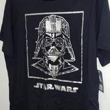 Disney Shirts | Disney Star Wars Darth Vader Graphic Tee | Color: Black/Silver | Size: M