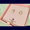 Kate Spade Jewelry | Beautiful Kate Spade Crystal Earrings New | Color: Gold/Silver | Size: Os