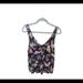 American Eagle Outfitters Tops | American Eagle Crop Top, Tank Top, Size L, Color Floral | Color: Tan | Size: L