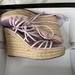 Nine West Shoes | Espadrille Wedge Sandals | Color: Purple | Size: 7