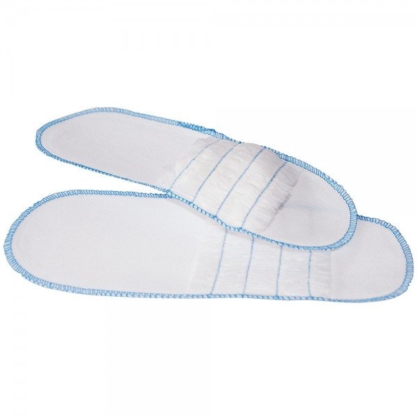 HYGONORM 10x100 Slipper "Standard" Weiss Einheitsgröße Hotelslipper Einwegslipper Image
