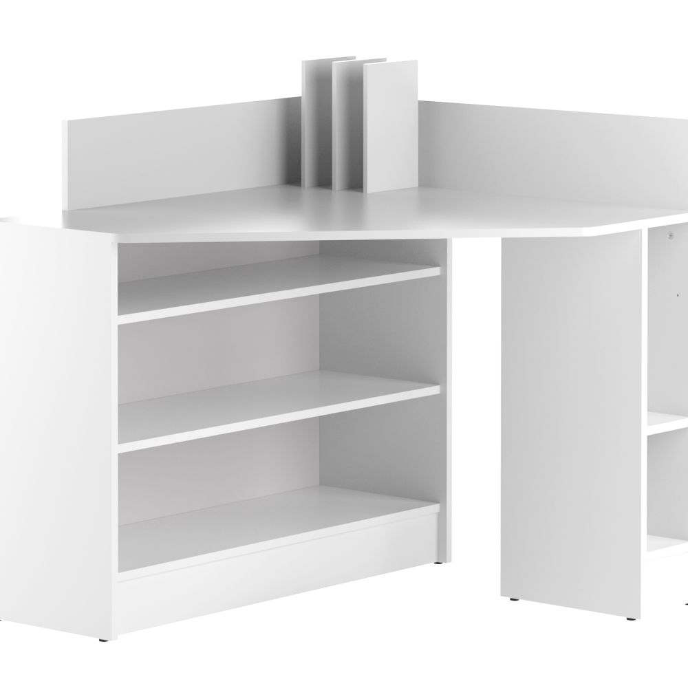 TemaHome »Wall« Schreibtisch Weiß 94x99x94 cm