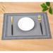 Umber Rea 4 Piece Placemat Set Plastic in Gray | 11.81 H x 17.71 W in | Wayfair 12HYQ7327JGHPTHEZ2JG