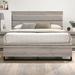 Loon Peak® Charlidh Standard Bed Wood & /Upholstered/Polyester in Gray | 46 H x 62.8 W x 87.75 D in | Wayfair FB0618AF79A6498B8FB3DD81945705D6
