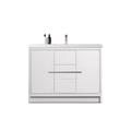 Latitude Run® Abiman 47" Single Bathroom Vanity Set Wood/Marble in White | 34.25 H x 47 W x 19.44 D in | Wayfair 284A3305A0364C0488CAEC3A7801C201