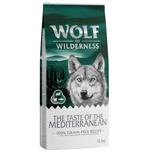 12kg The Taste Of The Mediterranean Wolf of Wilderness getreidefreies Hundefutter trocken