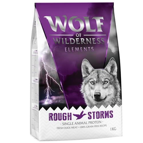 5kg Rough Storms Ente Monoprotein Wolf of Wilderness Hundefutter trocken getreidefrei