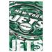 New York Jets Justin Patten Double-Sided Suede House Flag