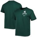 Men's Nike Green Michigan State Spartans Team Practice Performance T-Shirt