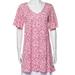 Kate Spade Intimates & Sleepwear | Kate Spade Hearts Print Sleep Shirt Dress | Color: Pink/Red | Size: M