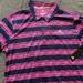 Adidas Shirts | Adidas Golf Polo Shirt Size Xl Or 2xl Men Nwt $60.00 | Color: Blue/Pink | Size: Various