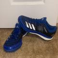 Adidas Shoes | Adidas Blue Tennis Shoe | Color: Black/Blue | Size: 8