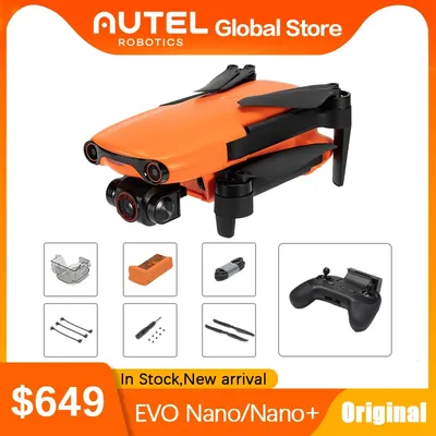Autel – Drone robotique EVO Nano/Nano + 3 axes cardan caméra 4K HD 28 minutes de temps de vol