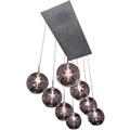 ET2 Lighting Starburst 23 Inch 8 Light Linear Suspension Light - E20107-24