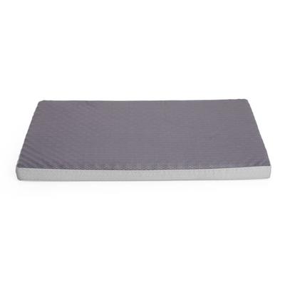 EveryYay Grey Cool Orthopedic Dog Crate Mat, 46.5" L X 28" W X 3" H